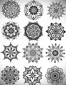 фото эскиза тату мандала 04.02.2020 №132 -mandala tattoo- tattoo-photo.ru