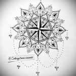 фото эскиза тату мандала 04.02.2020 №135 -mandala tattoo- tattoo-photo.ru