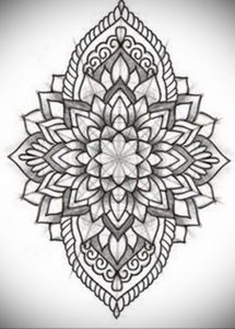 фото эскиза тату мандала 04.02.2020 №142 -mandala tattoo- tattoo-photo.ru