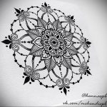 фото эскиза тату мандала 04.02.2020 №144 -mandala tattoo- tattoo-photo.ru