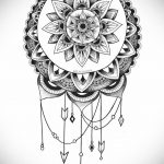 фото эскиза тату мандала 04.02.2020 №154 -mandala tattoo- tattoo-photo.ru