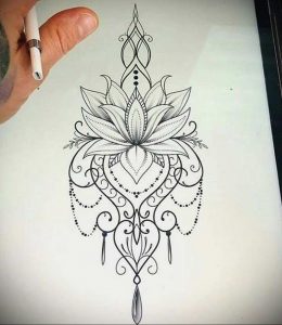 фото эскиза тату мандала 04.02.2020 №159 -mandala tattoo- tattoo-photo.ru