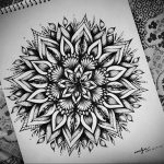 фото эскиза тату мандала 04.02.2020 №160 -mandala tattoo- tattoo-photo.ru