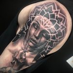 Тату Монашка на руке 16.02.2020 №1014 -nun tattoo- tattoo-photo.ru