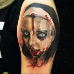 Тату Монашка на руке 16.02.2020 №1037 -nun tattoo- tattoo-photo.ru