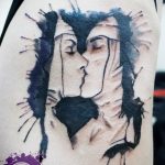 Тату Монашка пример рисунка 16.02.2020 №1024 -tattoo nun- tattoo-photo.ru