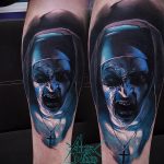 Тату Монашка пример рисунка 16.02.2020 №1025 -tattoo nun- tattoo-photo.ru