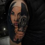 Тату Монашка пример рисунка 16.02.2020 №1051 -tattoo nun- tattoo-photo.ru