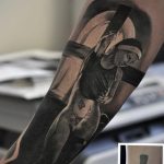 Тату Монашка пример рисунка 16.02.2020 №1090 -tattoo nun- tattoo-photo.ru