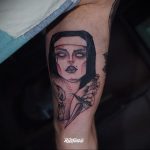 Тату Монашка пример рисунка 16.02.2020 №1091 -tattoo nun- tattoo-photo.ru