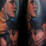 Тату Монашка пример рисунка 16.02.2020 №1094 -tattoo nun- tattoo-photo.ru