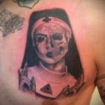 Тату Монашка пример рисунка 16.02.2020 №1109 -tattoo nun- tattoo-photo.ru