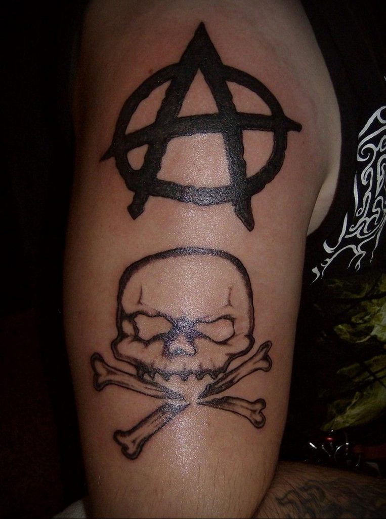 Фоторисунка татуировки анархия 24.03.2020 № 005 -tattoo anarchy- tattoo-pho...