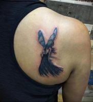 Фото татуировки на лопатке 09.03.2020 №013 -tattoo on the shoulder- tattoo-photo.ru