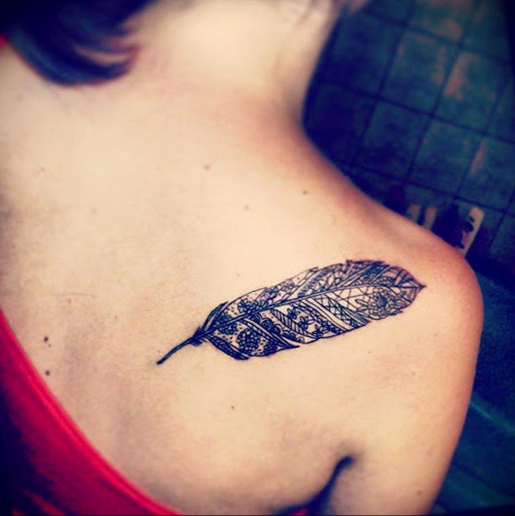 Фото татуировки на лопатке 09.03.2020 №018 -tattoo on the shoulder- tattoo-photo.ru