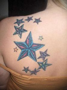 Фото татуировки на лопатке 09.03.2020 №049 -tattoo on the shoulder- tattoo-photo.ru