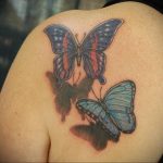 Фото татуировки на лопатке 09.03.2020 №061 -tattoo on the shoulder- tattoo-photo.ru