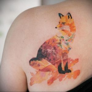 Фото тату на левой лопатке 09.03.2020 №040 -tattoo on the shoulder- tattoo-photo.ru