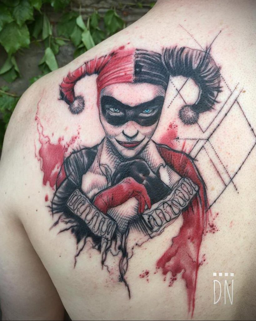 Фото тату на левой лопатке 09.03.2020 №058 -tattoo on the shoulder- tattoo-photo.ru