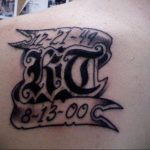 Фото тату на левой лопатке 09.03.2020 №066 -tattoo on the shoulder- tattoo-photo.ru