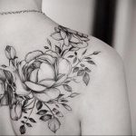 Фото тату на правой лопатке 09.03.2020 №085 -tattoo on the shoulder- tattoo-photo.ru