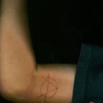Фото знак анархии тату 24.03.2020 №041 -tattoo anarchy- tattoo-photo.ru