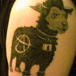 Фото тату анархия на руке 24.03.2020 №003 -tattoo anarchy- tatufoto.com