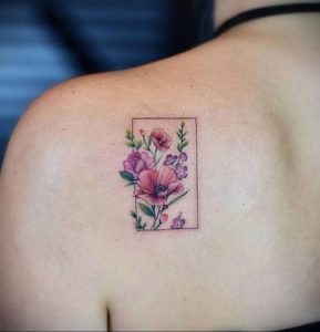 Фото тату на левой лопатке 09.03.2020 №006 -tattoo on the shoulder- tattoo-photo.ru