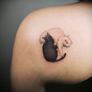 Фото тату на левой лопатке 09.03.2020 №007 -tattoo on the shoulder- tattoo-photo.ru