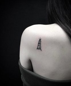 Фото тату на левой лопатке 09.03.2020 №016 -tattoo on the shoulder- tattoo-photo.ru