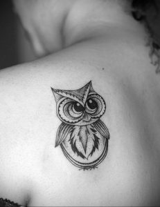 Фото тату на левой лопатке 09.03.2020 №023 -tattoo on the shoulder- tattoo-photo.ru