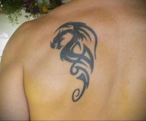 Фото тату на левой лопатке 09.03.2020 №025 -tattoo on the shoulder- tattoo-photo.ru