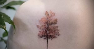 Фото тату на левой лопатке 09.03.2020 №038 -tattoo on the shoulder- tattoo-photo.ru