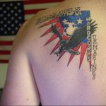 Фото тату на левой лопатке 09.03.2020 №039 -tattoo on the shoulder- tattoo-photo.ru