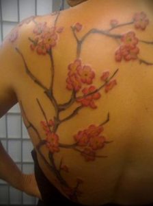 Фото тату на левой лопатке 09.03.2020 №044 -tattoo on the shoulder- tattoo-photo.ru