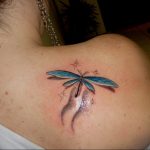 Фото тату на правой лопатке 09.03.2020 №003 -tattoo on the shoulder- tattoo-photo.ru
