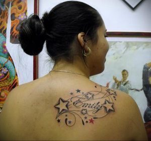 Фото тату на правой лопатке 09.03.2020 №035 -tattoo on the shoulder- tattoo-photo.ru