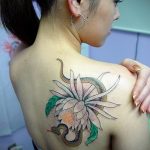 Фото тату на правой лопатке 09.03.2020 №039 -tattoo on the shoulder- tattoo-photo.ru