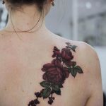 Фото татуировки на лопатке 09.03.2020 №006 -tattoo on the shoulder- tattoo-photo.ru