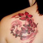 Фото татуировки на лопатке 09.03.2020 №027 -tattoo on the shoulder- tattoo-photo.ru
