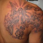 Фото татуировки на лопатке 09.03.2020 №038 -tattoo on the shoulder- tattoo-photo.ru