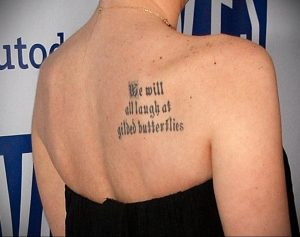 Фото татуировки на лопатке 09.03.2020 №058 -tattoo on the shoulder- tattoo-photo.ru