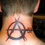 Фоторисунка татуировки анархия 24.03.2020 №052 -tattoo anarchy- tattoo-photo.ru