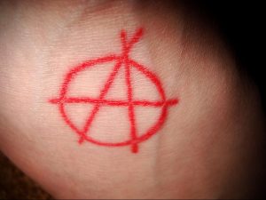 Фоторисунка татуировки анархия 24.03.2020 №057 -tattoo anarchy- tattoo-photo.ru