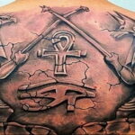 Пример рисунка татуировки Сфинкс 14.12.2020 №057 -sphinx tattoo-tattoo-photo.ru