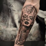 Пример рисунка татуировки Сфинкс 14.12.2020 №075 -sphinx tattoo-tattoo-photo.ru