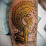 Пример рисунка татуировки Сфинкс 14.12.2020 №106 -sphinx tattoo-tattoo-photo.ru