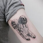 Пример рисунка татуировки Сфинкс 14.12.2020 №107 -sphinx tattoo-tattoo-photo.ru
