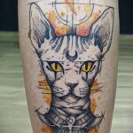 Пример рисунка татуировки Сфинкс 14.12.2020 №112 -sphinx tattoo-tattoo-photo.ru