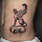 Пример рисунка татуировки Сфинкс 14.12.2020 №144 -sphinx tattoo-tattoo-photo.ru